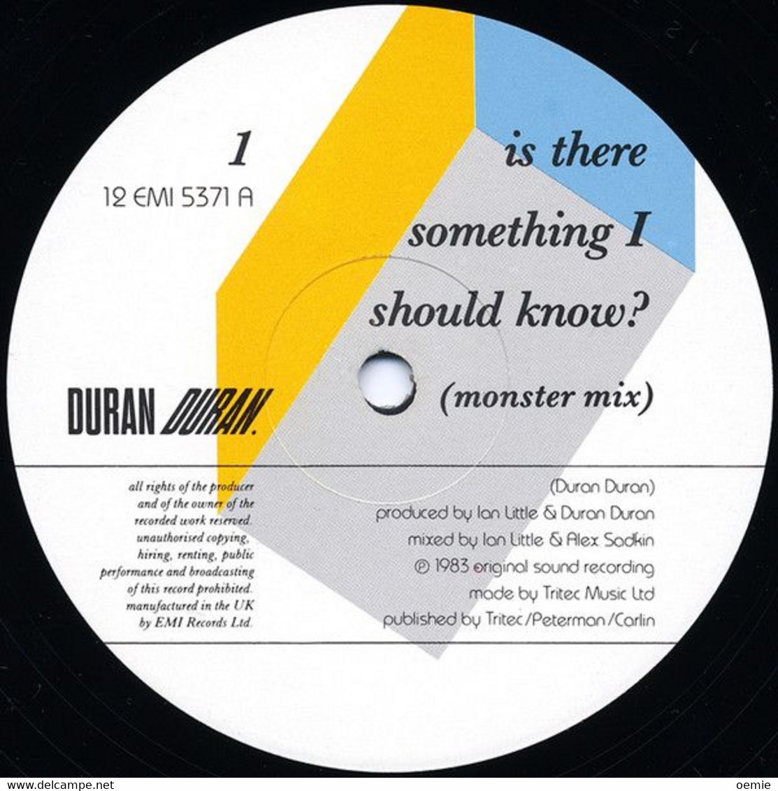 DURAN DURAN °  IS THERE SOMETHING  I SHOULD KNOW  MONSTER MIX - 45 Rpm - Maxi-Single