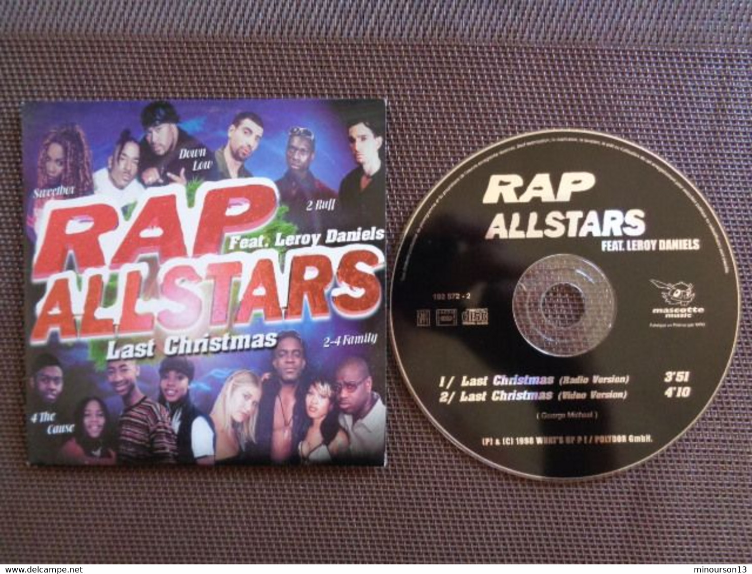 CD 2 TITRES - RAP ALL STARS FEAT. LEROY DANIELS - LAST CHRISTMAS RDIO VERSION, VIDEO VERSION - Rap & Hip Hop