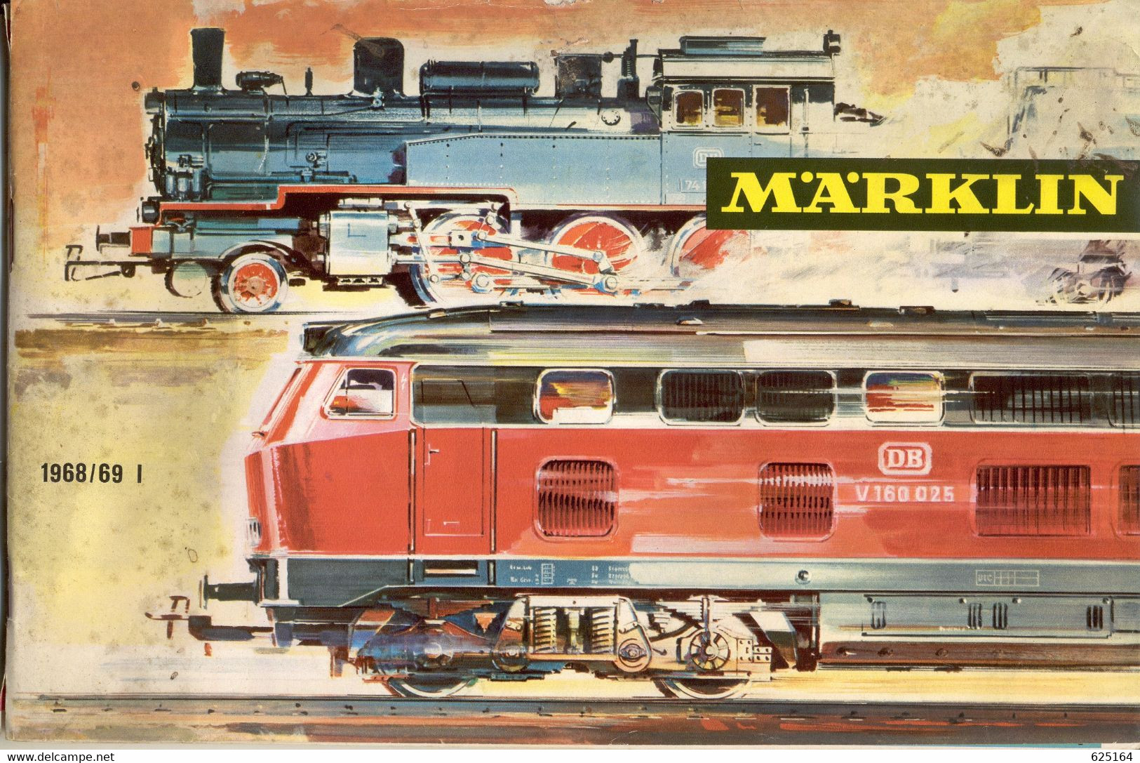 Catalogue MÄRKLIN 1968/69 HO CA & HAMO CC - Auto SPRINT - Costr.Metalliche - Autominiature 1/43 - En Italien - Unclassified