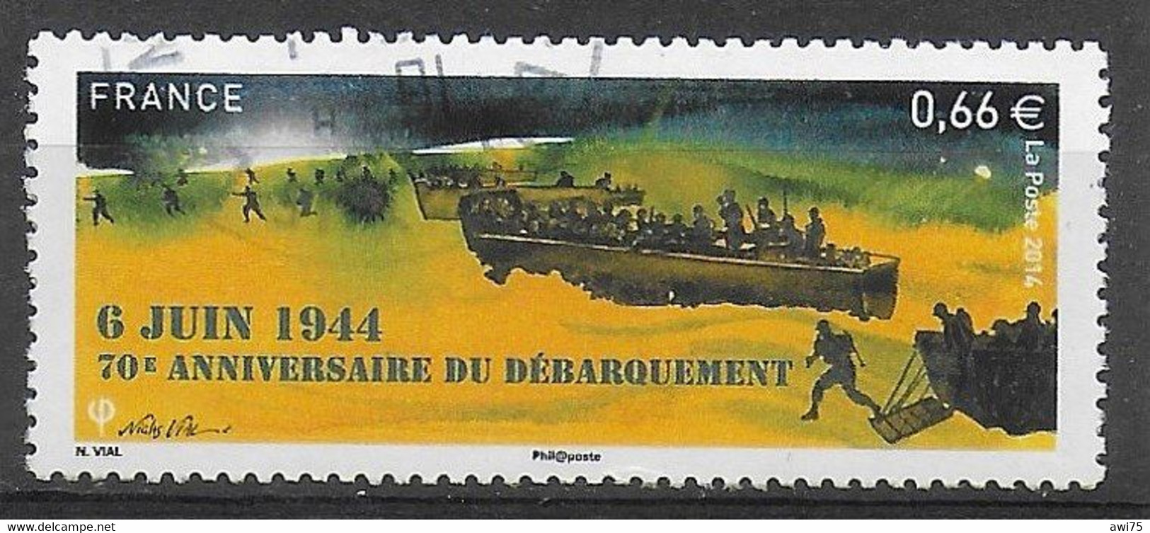 "70ème Anniversaire Du Débarquement" 2014 - 4863 - Used Stamps