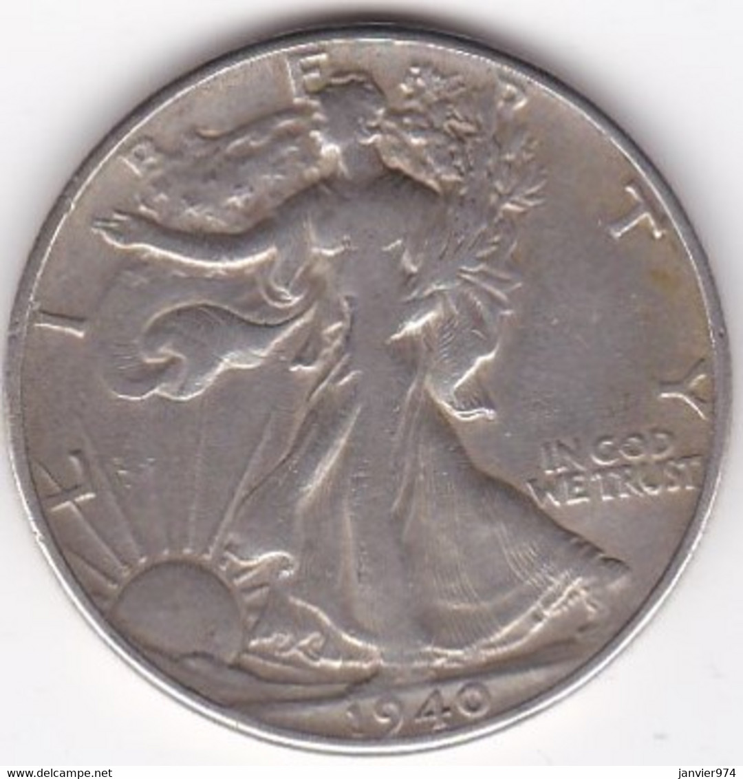 Etats-Unis. Half Dollar 1940 . Walking Liberty. En Argent - 1916-1947: Liberty Walking