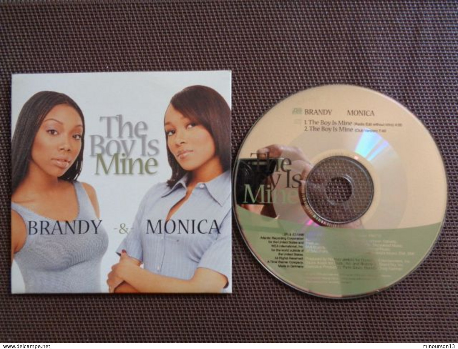 CD 2 TITRES - BRANDY & MONICA - THE BOY IS MINE - Rap & Hip Hop
