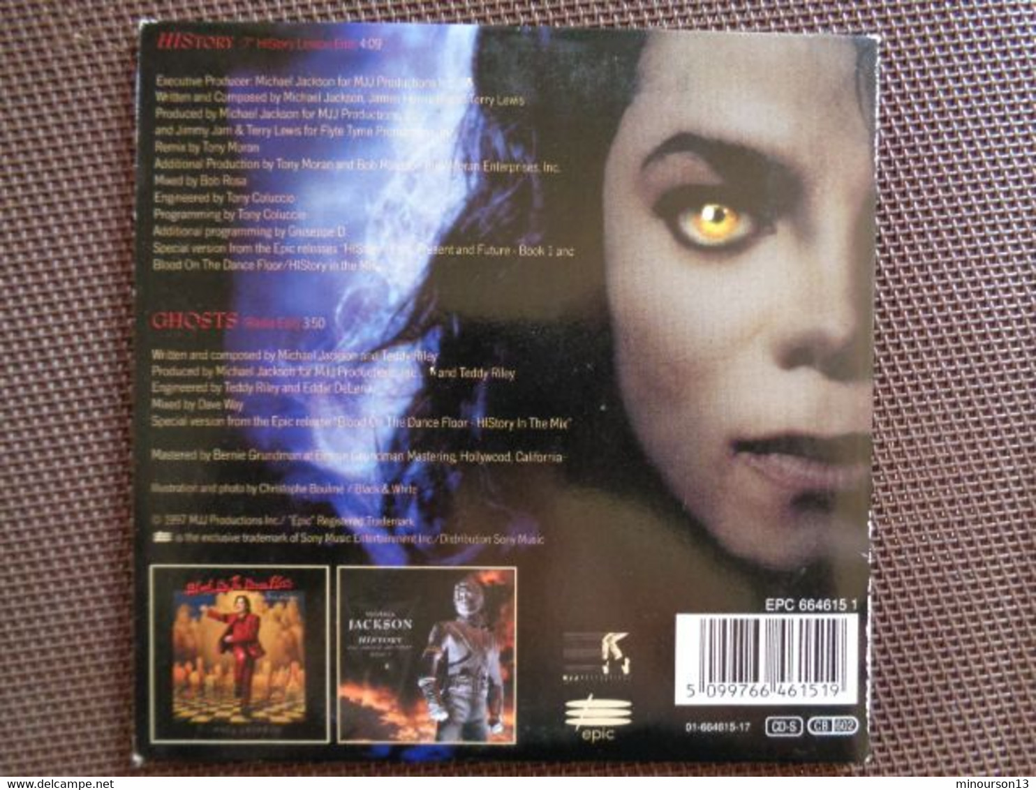 CD 2 TITRES - MICHAEL JACKSON - HISTORY & GHOSTS - Soul - R&B