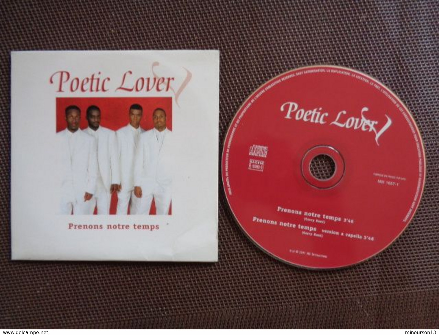 CD 2 TITRES - POETIC LOVER - PRENONS NOTRE TEMPS - Soul - R&B