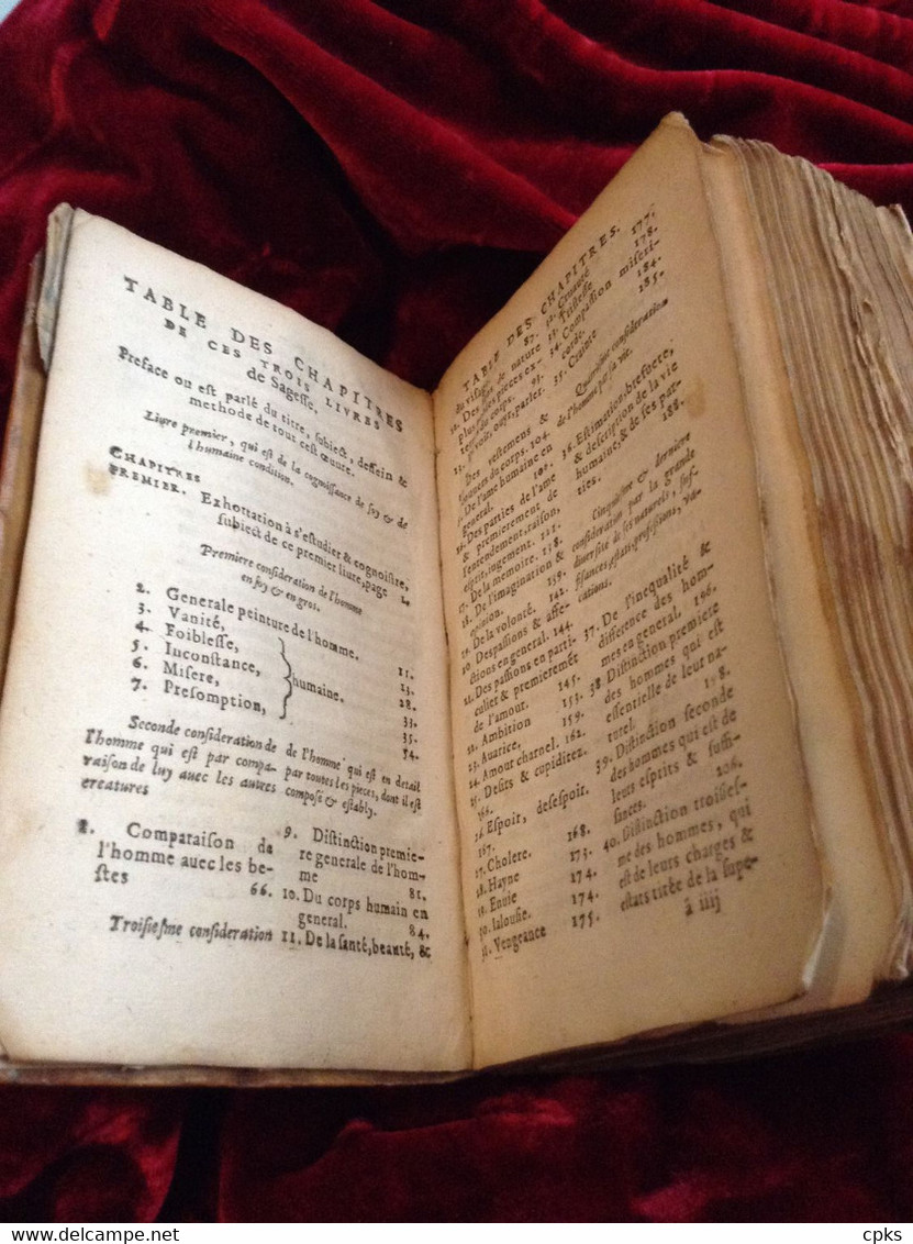 De la Sagesse, livres trois [les trois livres] par Pierre Le Charron, 1606