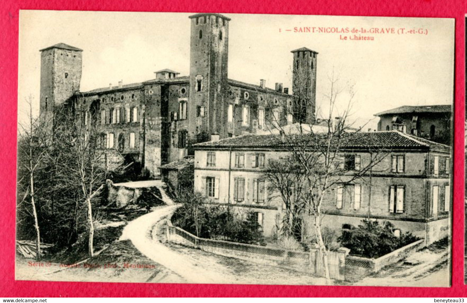 CPA (Réf : EE 177) Saint-Nicolas-de-la-Grave (82 TARN-et-GARONNE) Le Château - Saint Nicolas De La Grave