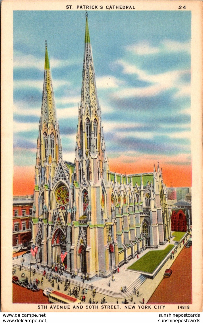 New York City St Patrick's Cathedral 1947 - Iglesias