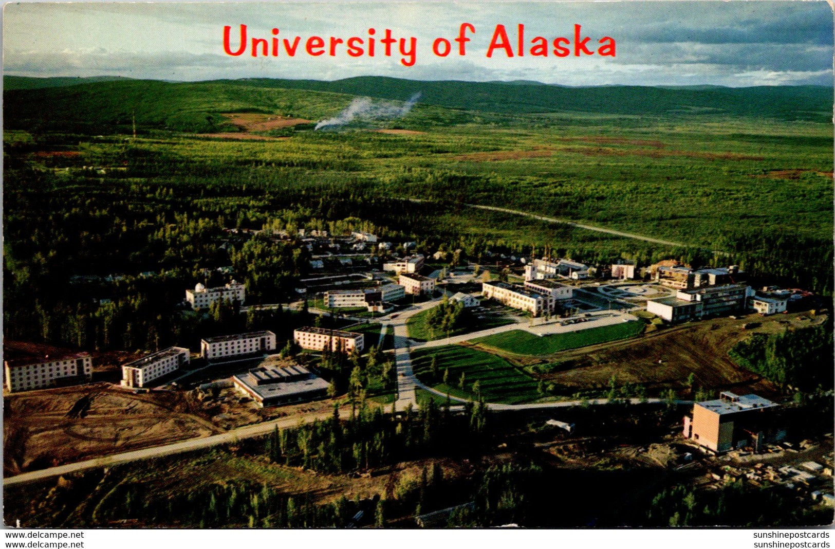 Alaska Fairbanks Aerial View University Of Alaska - Fairbanks