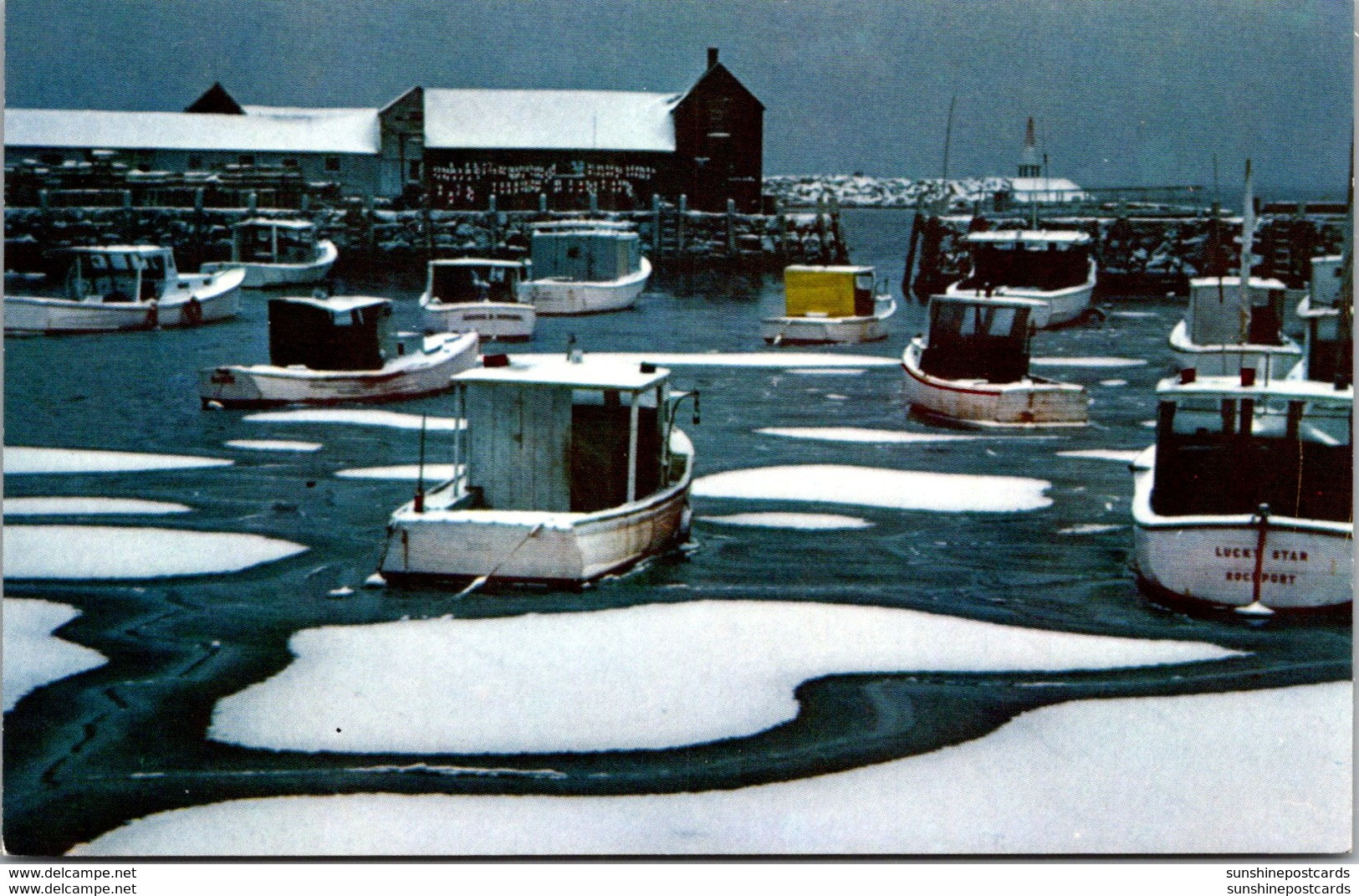 Massachusetts Cape Cod Rockport Harbor After A Northeaster - Cape Cod