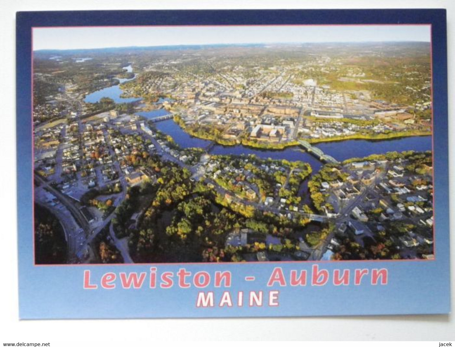 Lewiston - Auburn Maine Panorama - Auburn