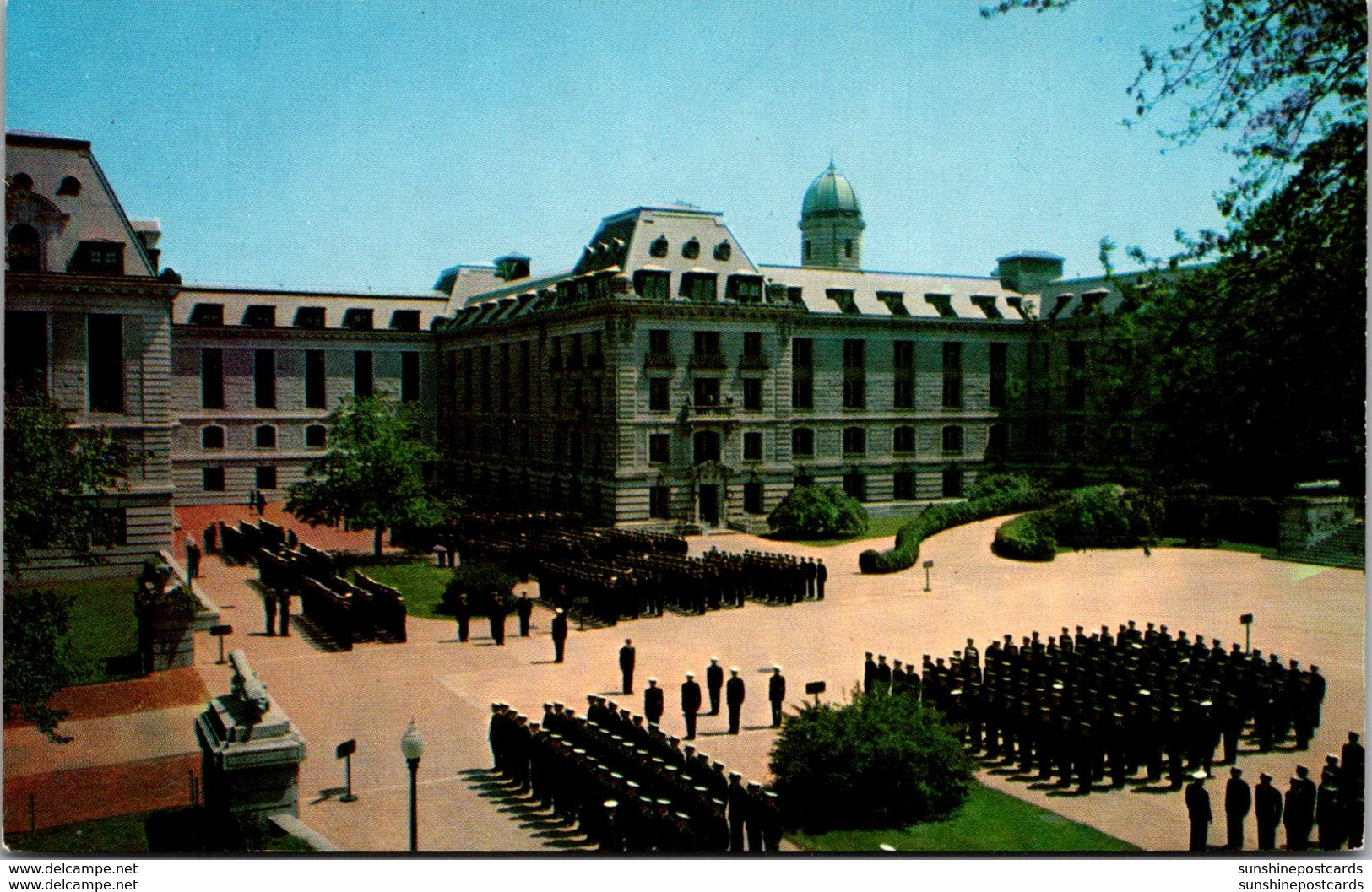 Maryland Annapolis U S Naval Academy Midshipmen In Formation At Bancroft Hall - Annapolis – Naval Academy