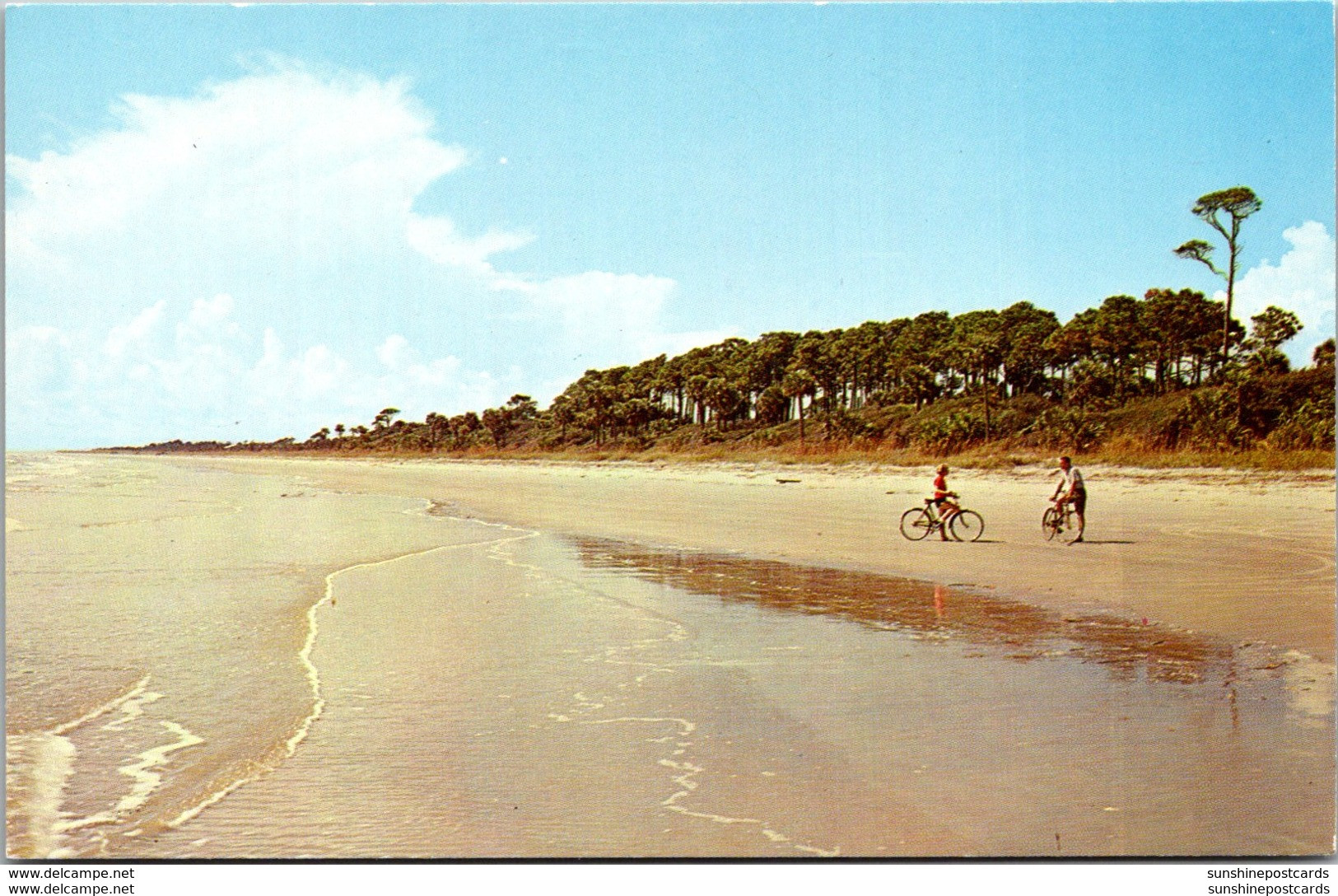 South Carolina Hilton Head Island Sea Pines Plantation Company Ocean Front Scene 1961 - Hilton Head