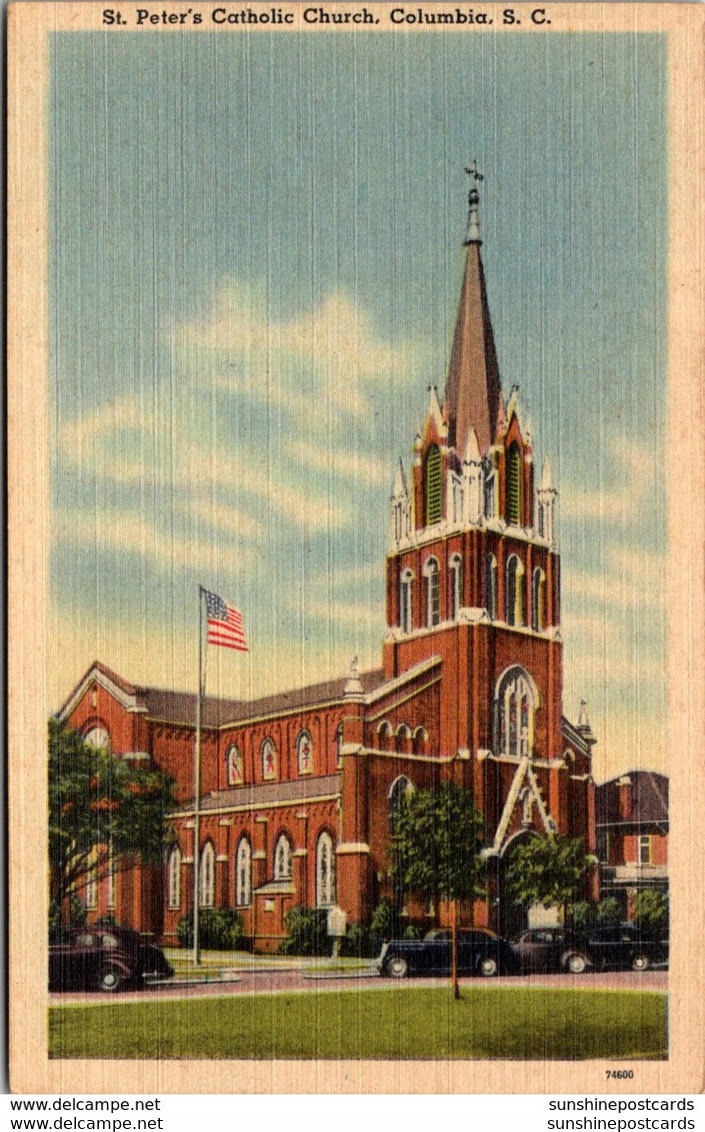 South Carolina Columbia St Peter's Catholic 1945 Church - Columbia