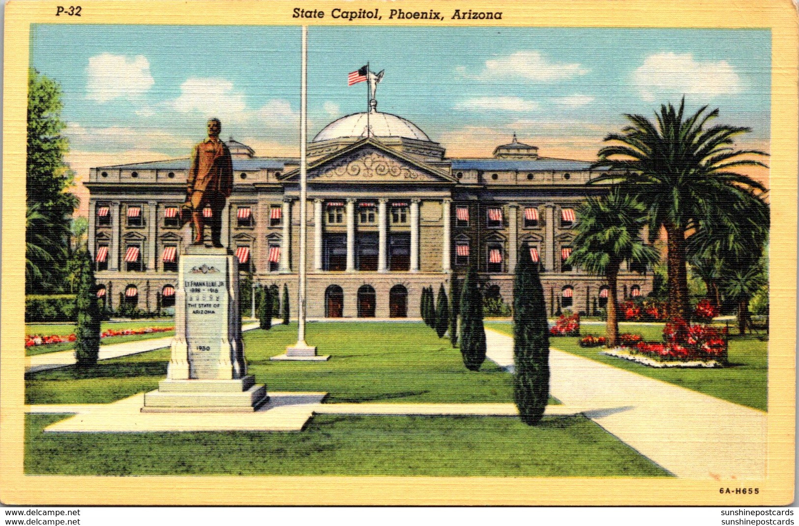 Arizona Phoenix State Capitol Curteich - Phoenix