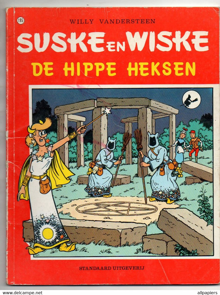 Suske En Wiske N°195 De Hippe Heksen Par Vandersteen - Standaard Uitgeverij De 1994 - D/1983/0034/175 - 1/94 - Suske & Wiske