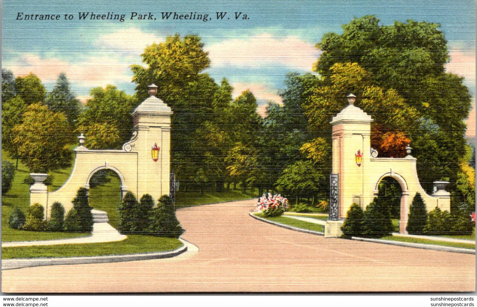 West Virginia Wheeling Entrance To Wheeling Park - Wheeling