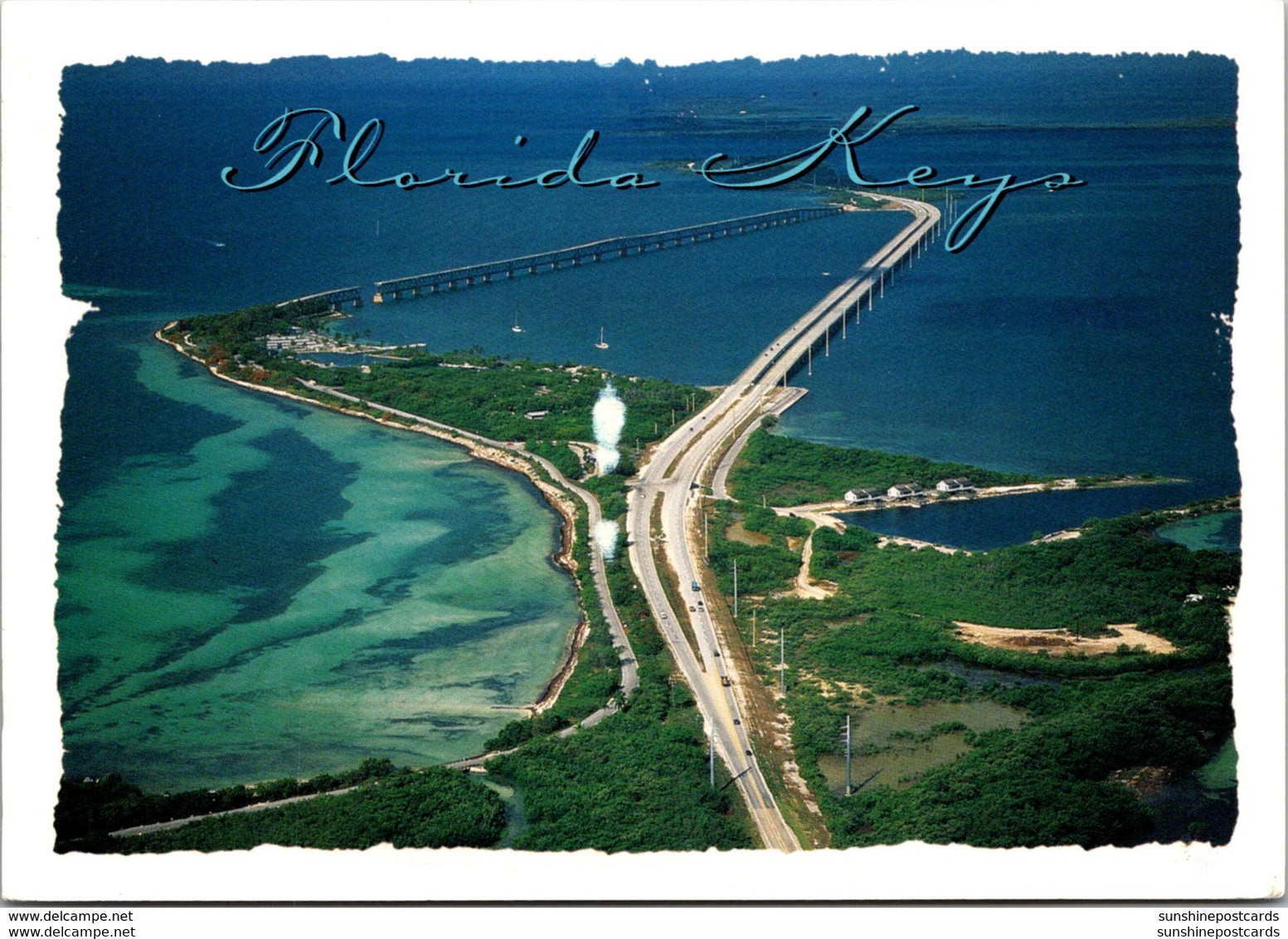 Florida Keys Aerial View Bahia Honda Bridge And State Park 2006 - Key West & The Keys