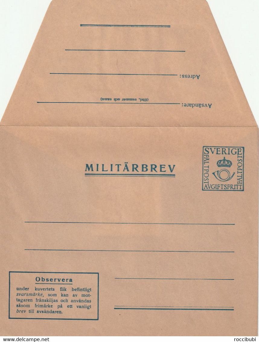 Schweden - Militärbrev - Military