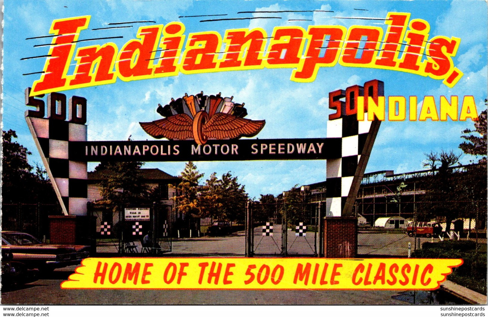 Indiana Indianapolis The Indianapolis Motor Speedway Main Gate - Indianapolis