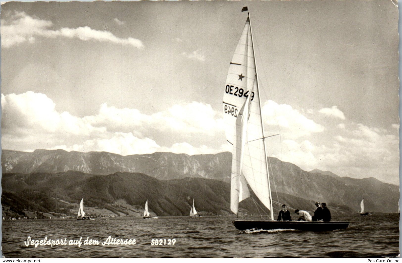 34789 - Oberösterreich - Segelsport Auf Dem Atteree , Segelboot - Gelaufen 1969 - Attersee-Orte