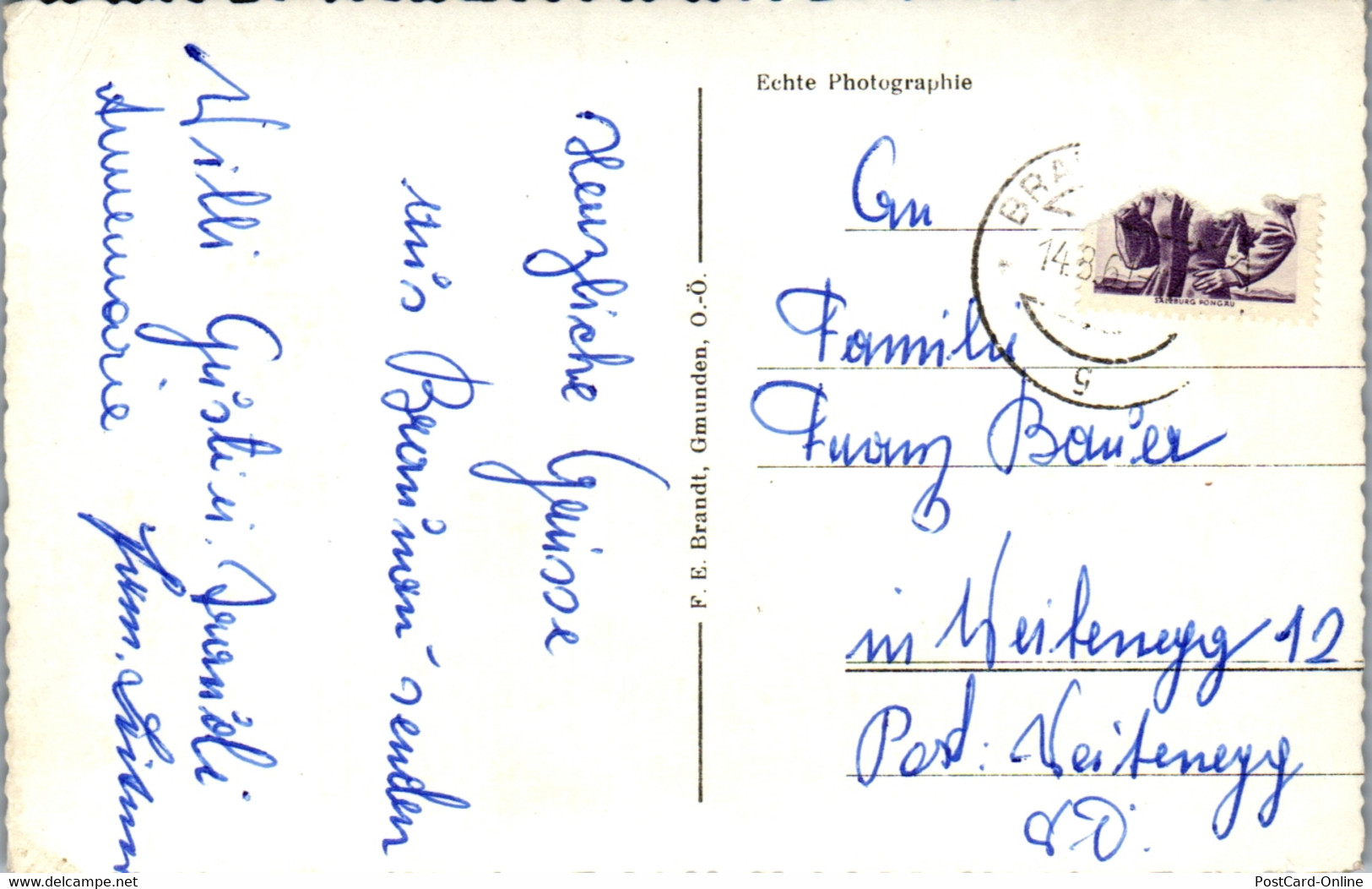 34891 - Oberösterreich - Braunau Am Inn , Mehrbildkarte - Gelaufen 1961 - Braunau