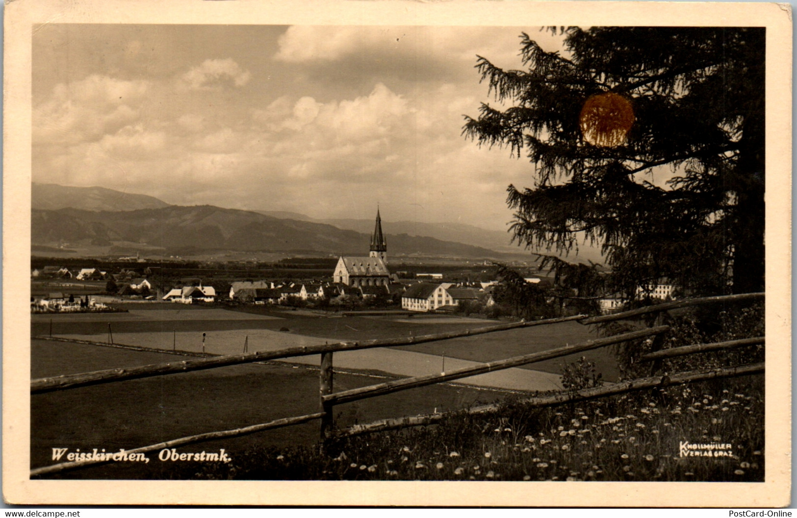 34939 - Steiermark - Weisskirchen , Panorama - Gelaufen 1933 - Judenburg