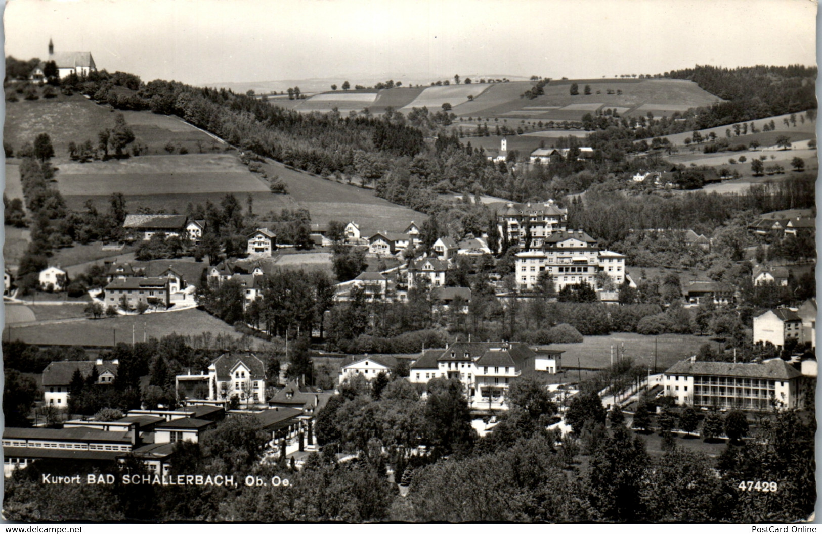 34949 - Oberösterreich - Bad Schallerbach , Panorama - Gelaufen 1958 - Bad Schallerbach