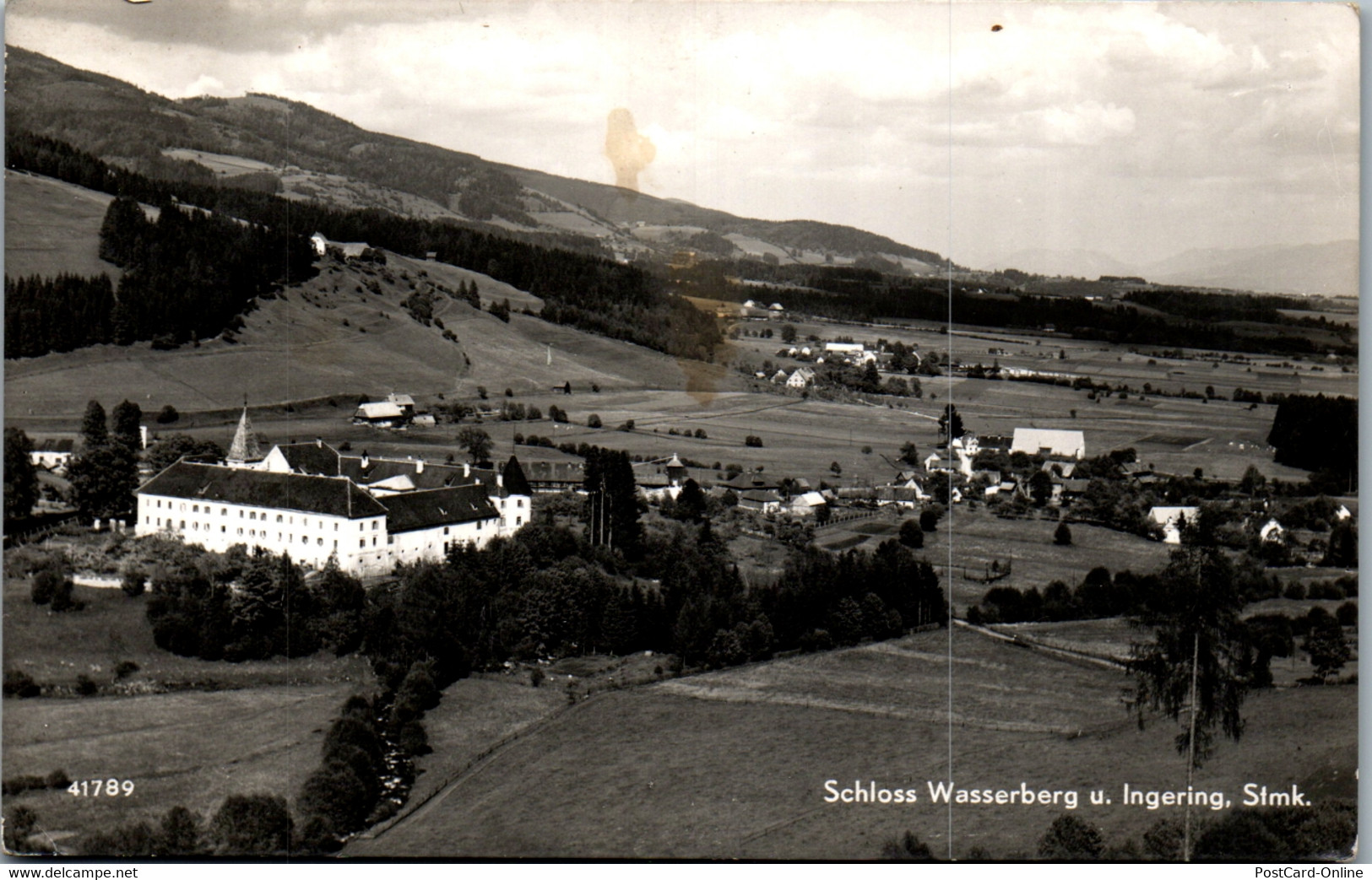 34956 - Steiermark - Schloss Wasserberg U. Ingering - Gelaufen 1955 - Knittelfeld