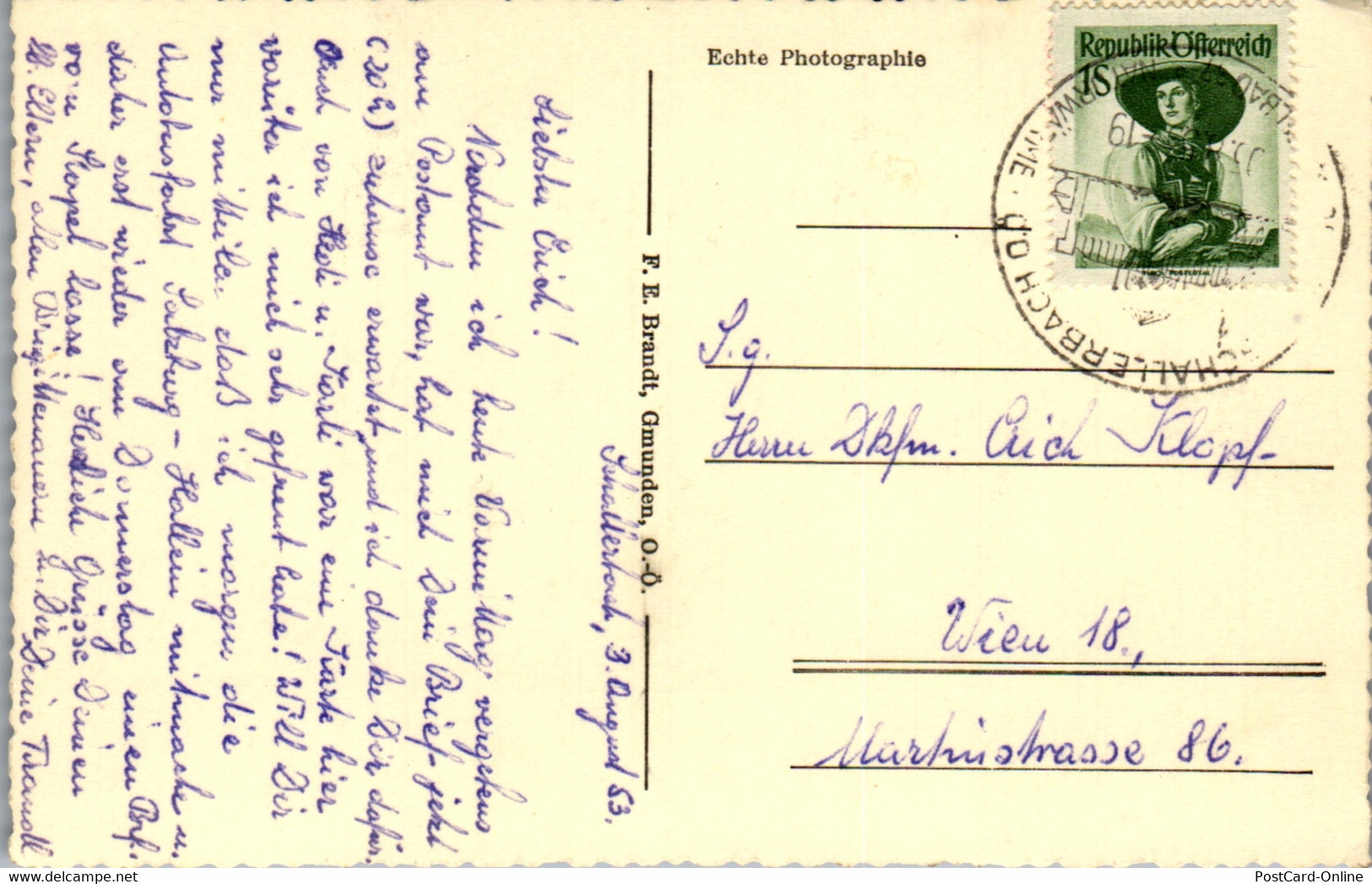 34968 - Oberösterreich - Bad Schallerbach , Mehrbildkarte - Gelaufen 1953 - Bad Schallerbach