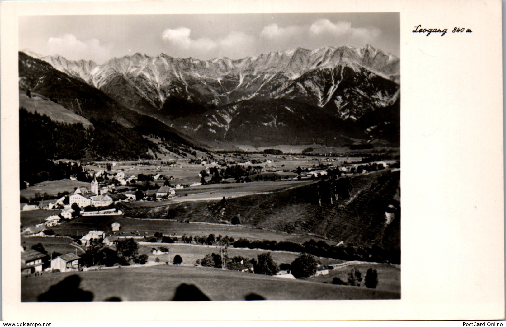 34972 - Salzburg - Leogang , Panorama - Gelaufen 1952 - Leogang