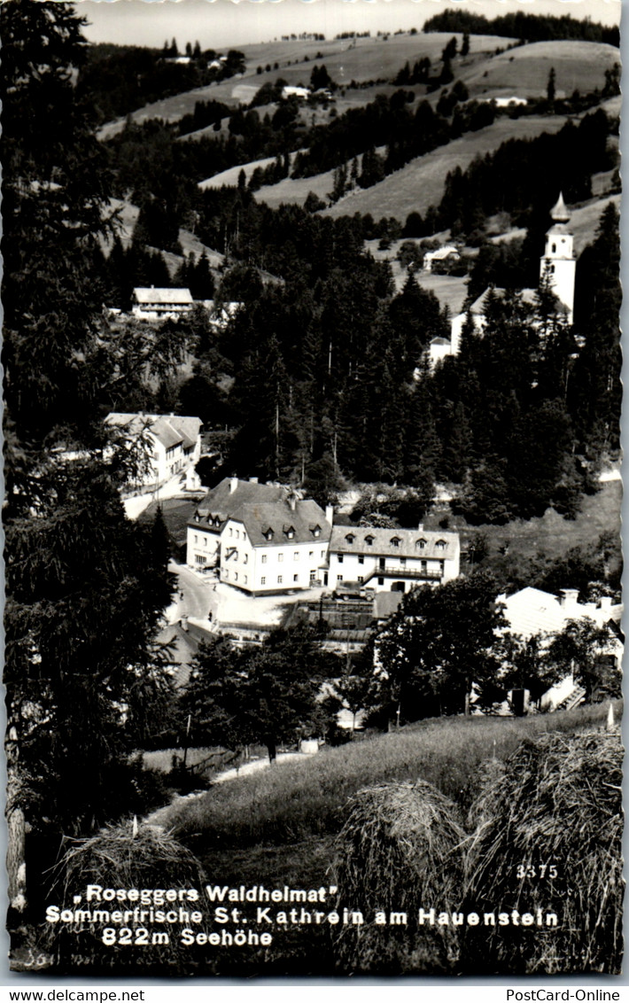 35036 - Steiermark - St. Kathrein Am Hauenstein , Rosegger's Waldheimat - Gelaufen 1968 - Weiz