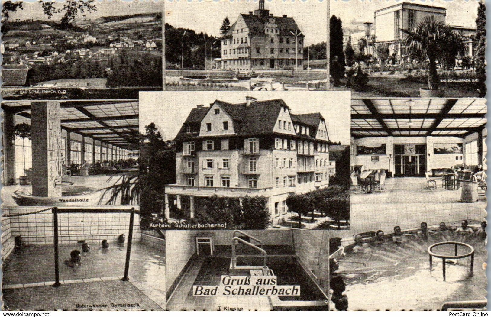 35038 - Oberösterreich - Bad Schallerbach , Mehrbildkarte - Gelaufen 1966 - Bad Schallerbach
