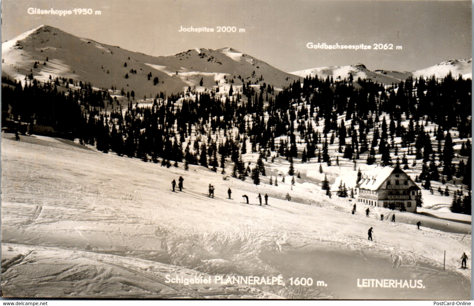 35052 - Steiermark - Irdning , Planneralpe , Leitnerhaus , Gläserkoppe , Jochspitze , Goldbachseespitze - Nicht Gelaufen - Irdning