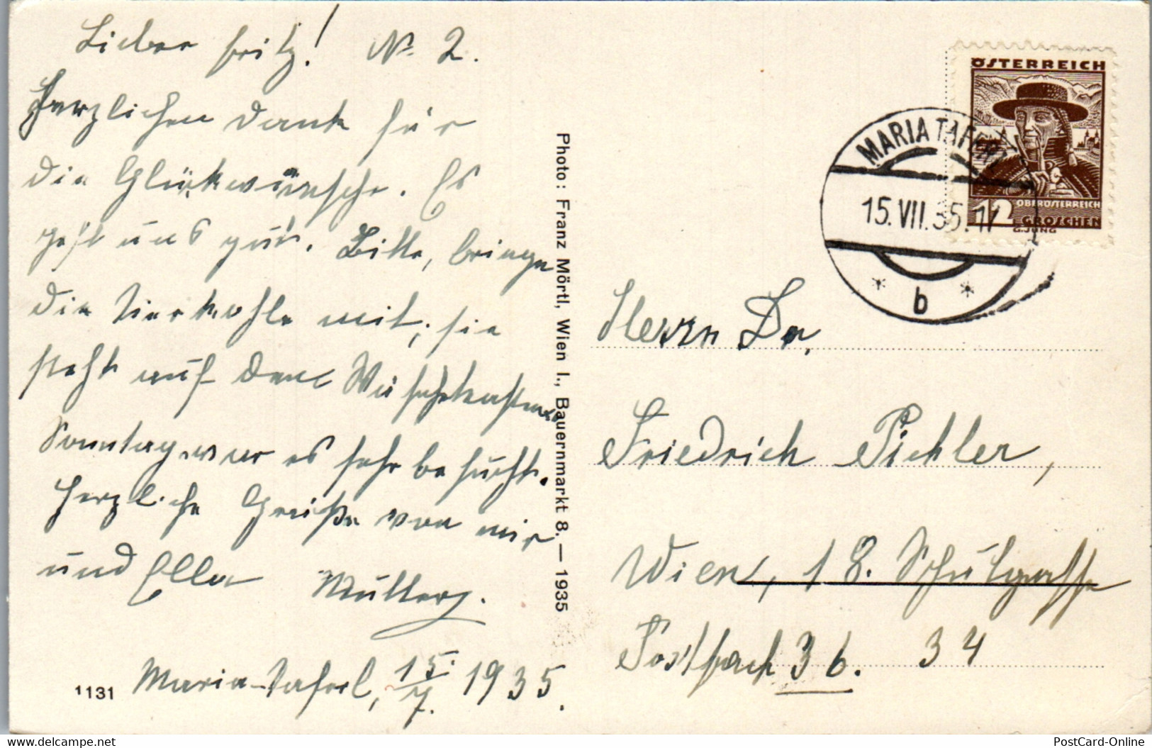 35094 - Niederösterreich - Maria Taferl , Mehrbildkarte - Gelaufen 1935 - Maria Taferl