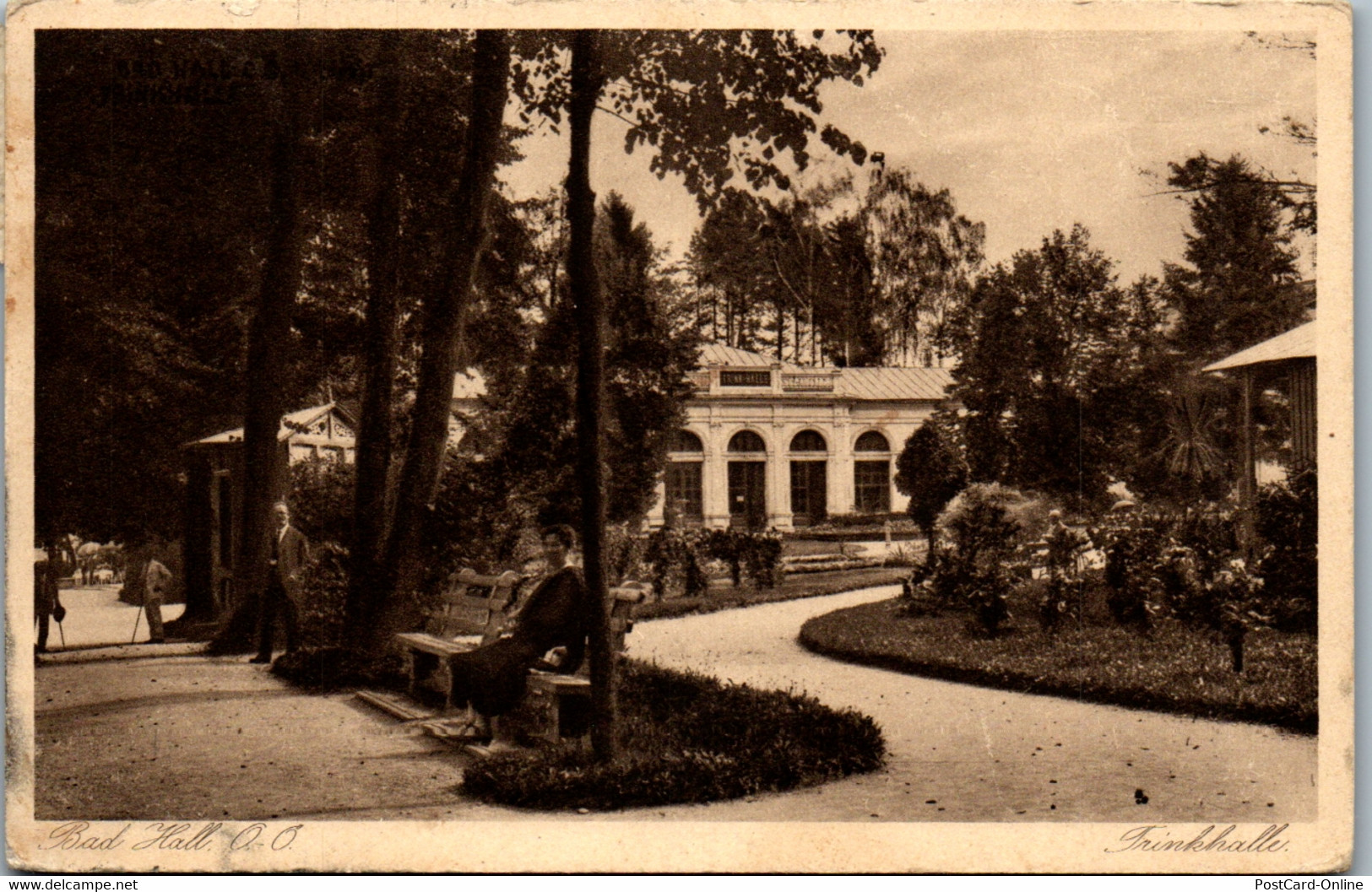 35107 - Oberösterreich - Bad Hall , Trinkhalle - Gelaufen 1931 - Bad Hall
