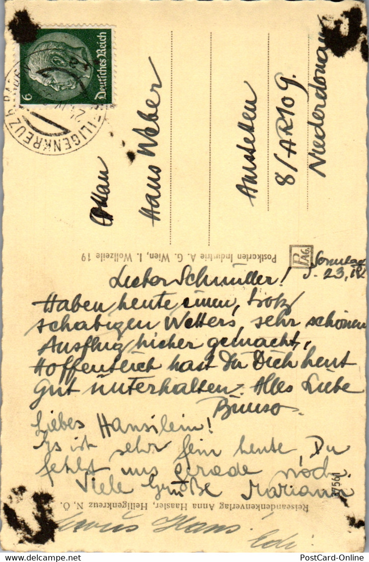 35134 - Niederösterreich - Heiligenkreuz , Stift - Gelaufen 1939 - Heiligenkreuz