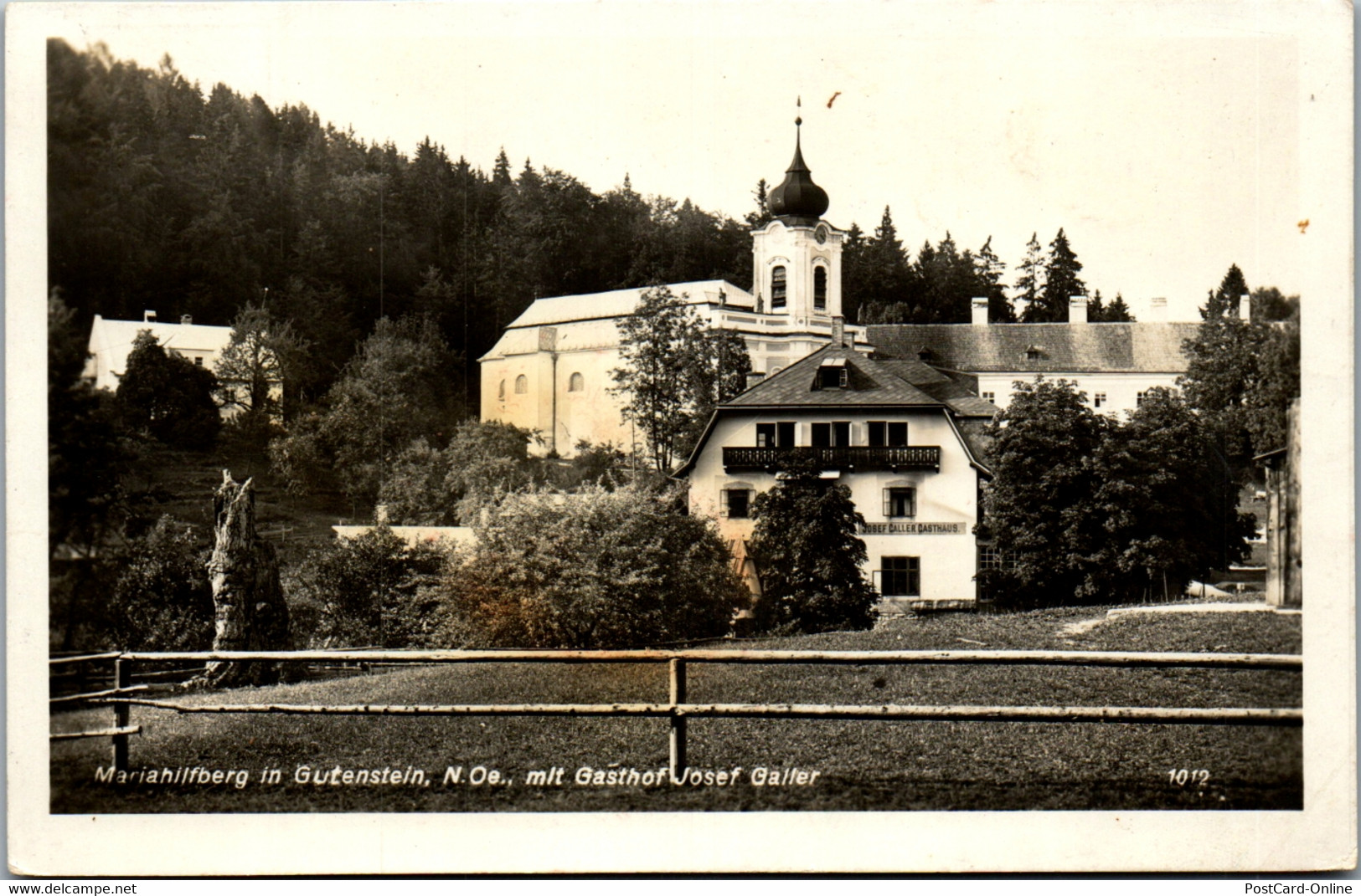 35146 - Niederösterreich - Mariahilfberg In Gutenstein , Gasthof Josef Galler - Gelaufen - Gutenstein