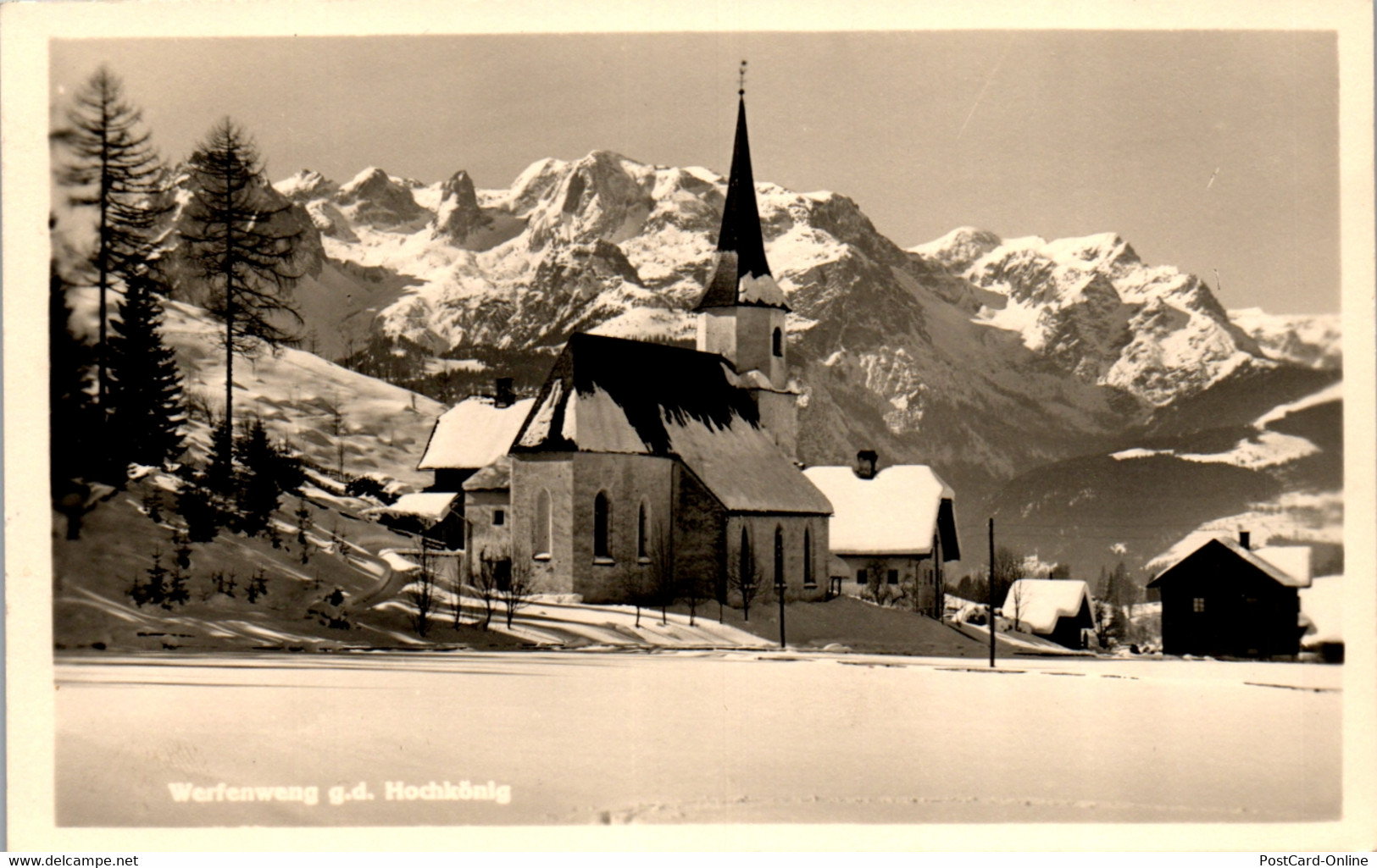 35155 - Salzburg - Werfenweng G. D. Hochkönig - Gelaufen 1954 - Werfen