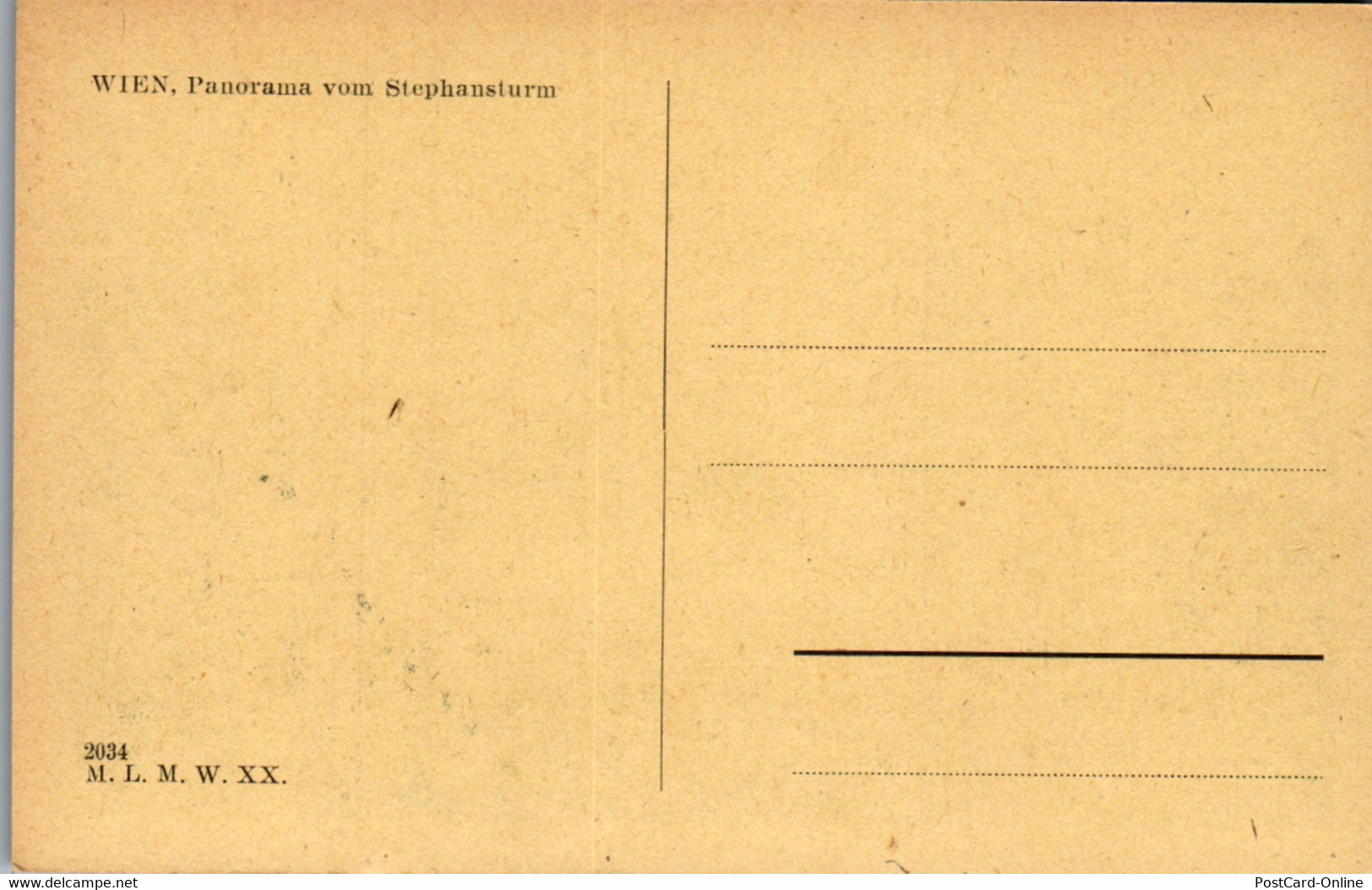 35196 - Wien - Panorama Vom Stephansturm - Nicht Gelaufen - Stephansplatz