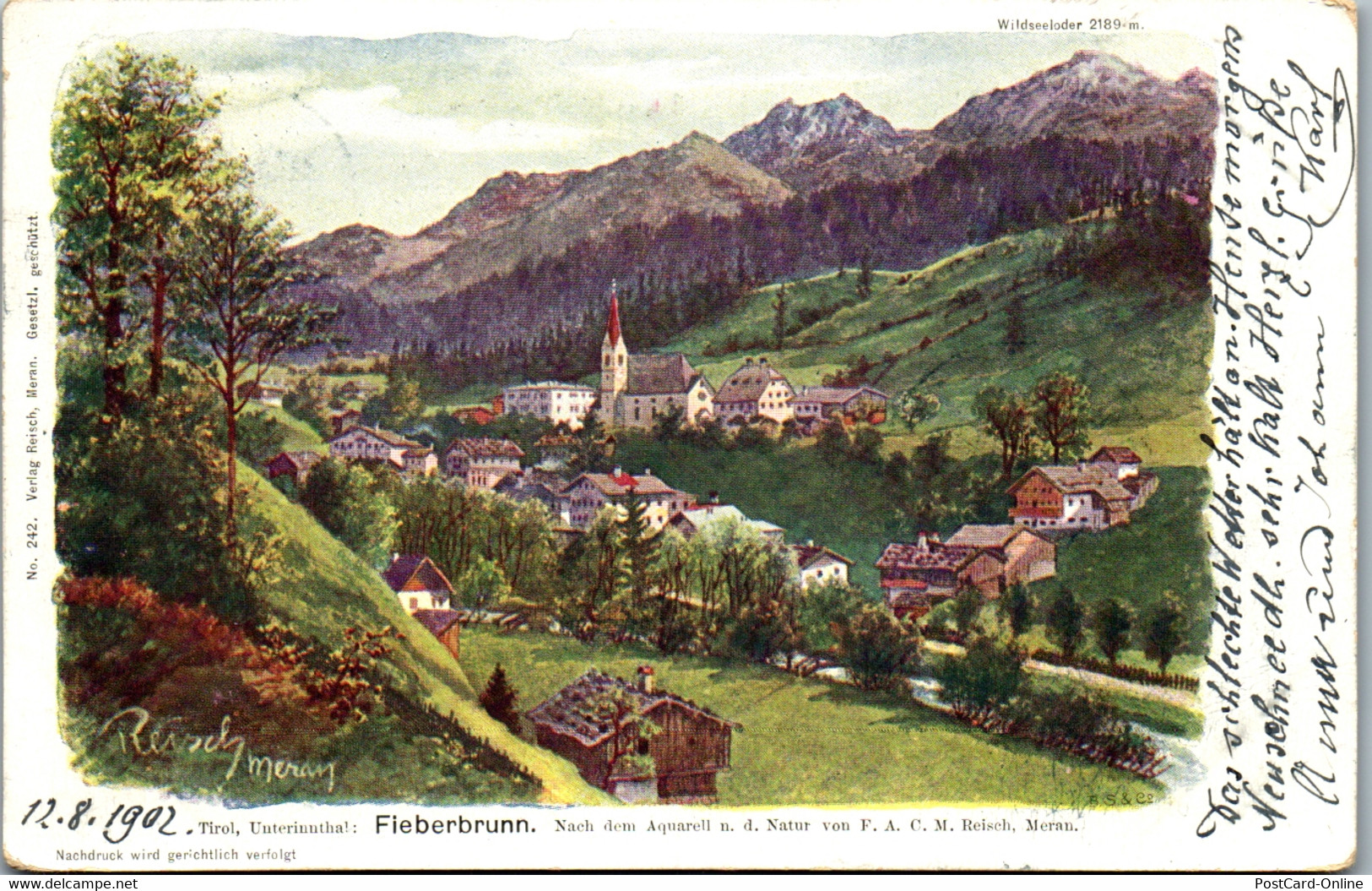 35335 - Tirol - Fieberbrunn - Gelaufen 1902 - Fieberbrunn