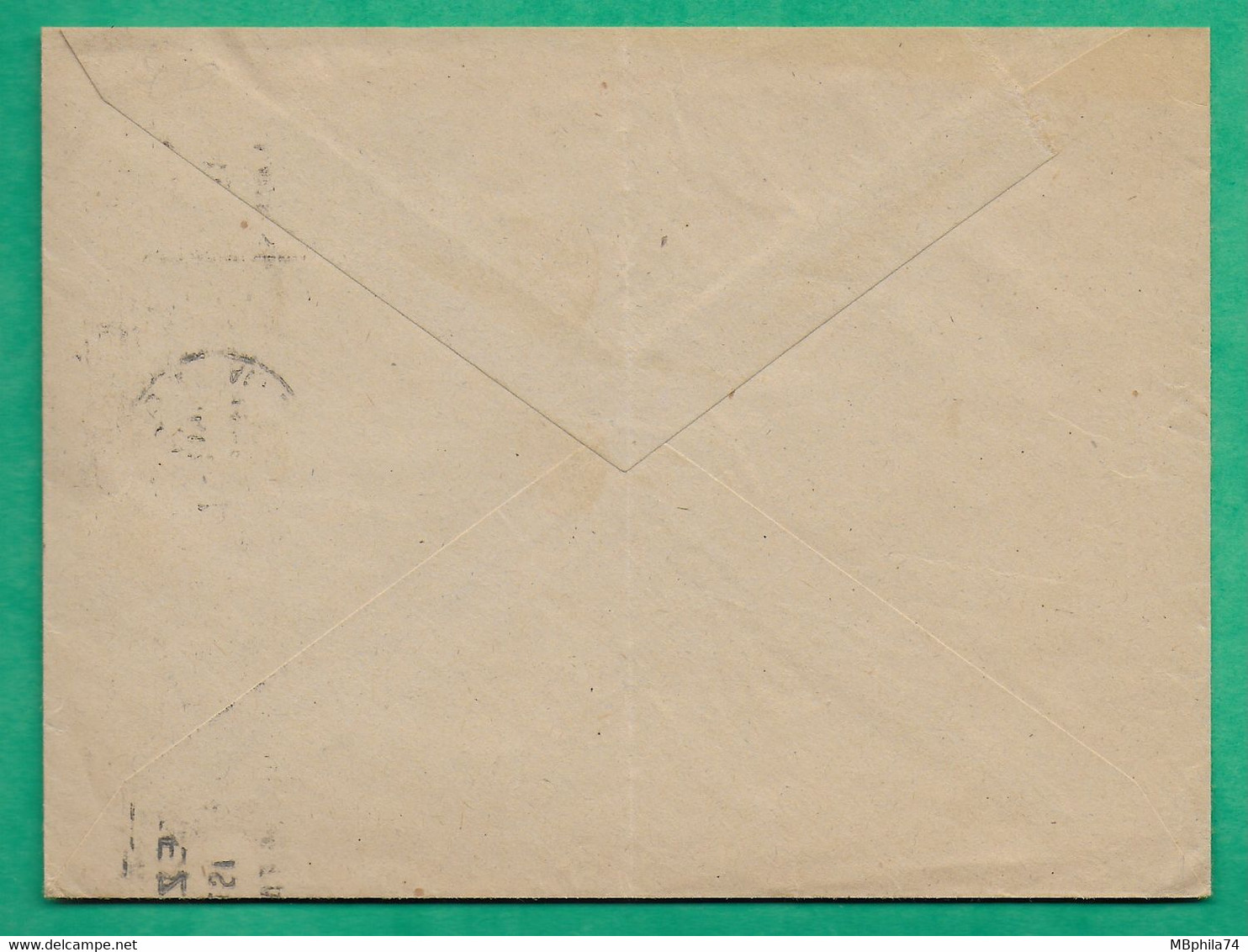 N°679 BLOC DE 4 CERES MAZELIN LETTRE PERCEPTION DE NICE ALPES MARITIMES POUR NICE 1948 LETTRE COVER FRANCE - 1945-47 Cérès De Mazelin