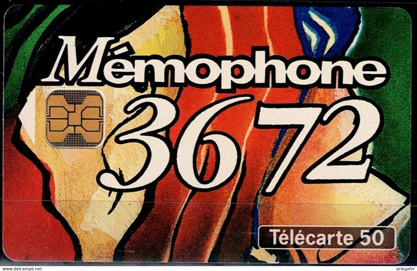 FRANCE 1993 PHONECAED MEMOPHONE 3672 USED VF!! - “600 Agences”