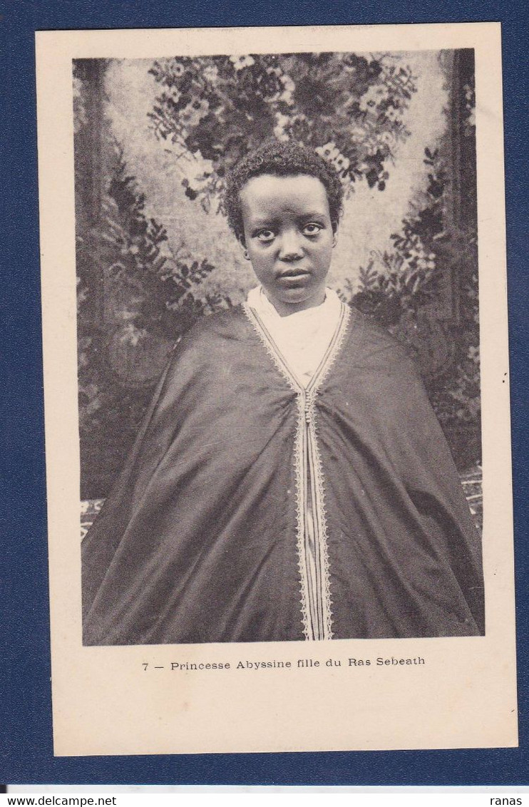 CPA Ethiopie Afrique Noire Royalty Princesse Non Circulé - Etiopía