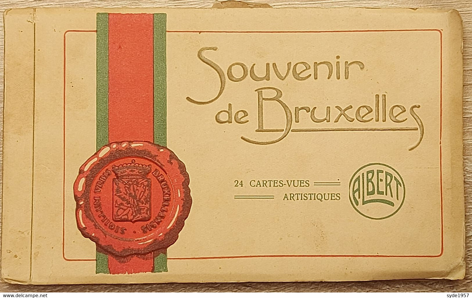 Carnet Souvenir De Bruxelles - 24 Cartes Vues - Marque Albert - Les Plus Jolies. Très Bon état (voir Scan) - Konvolute, Lots, Sammlungen