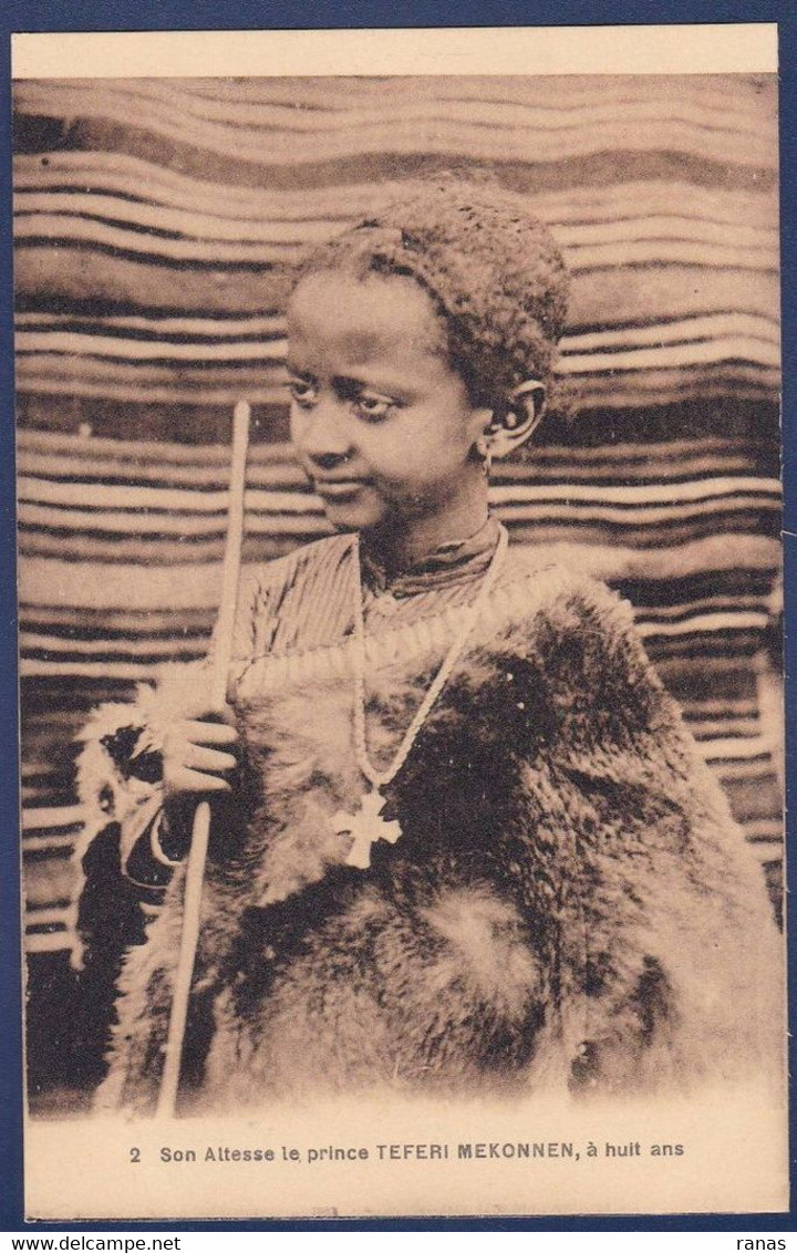CPA Ethiopie Afrique Noire Royalty Le Prince Teferi Mekonnen Non Circulé - Ethiopia
