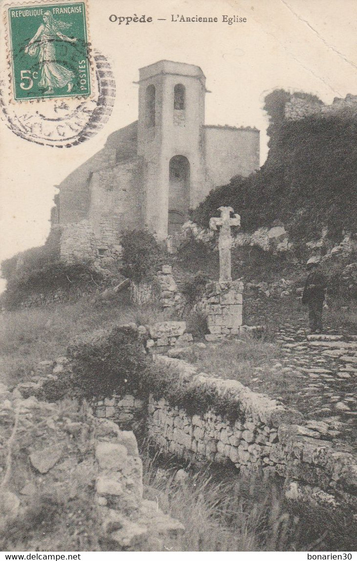 CPA 84  OPPEDE ANCIENNE EGLISE ETAT - Oppede Le Vieux