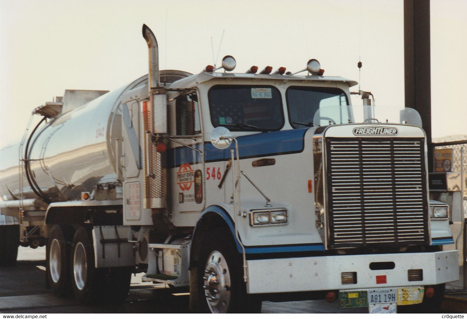 ETATS UNIS - USA - CAMIONS TRUCKS / 6 PHOTOGRAPHIES ORIGINALES PRISES En 1989 - Otros & Sin Clasificación