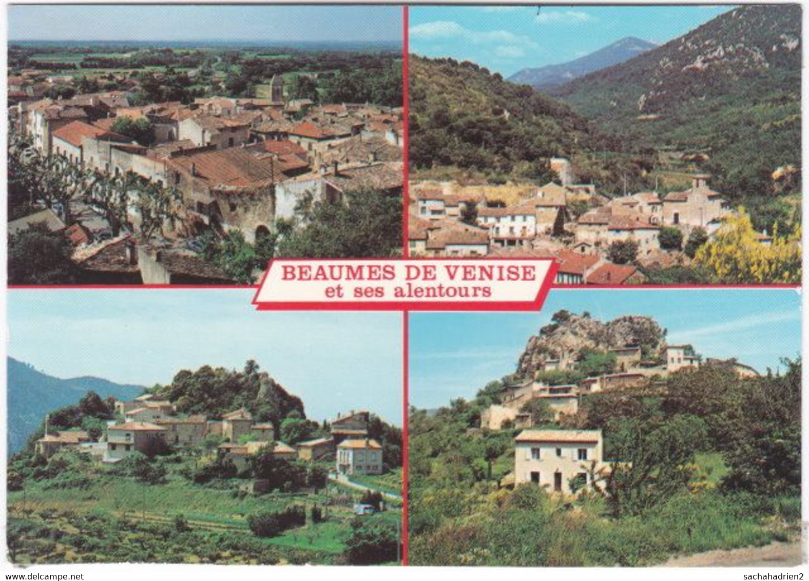 84. Gf. BEAUMES DE VENISE Et Ses Alentours. 4 Vues. 95776 - Beaumes De Venise