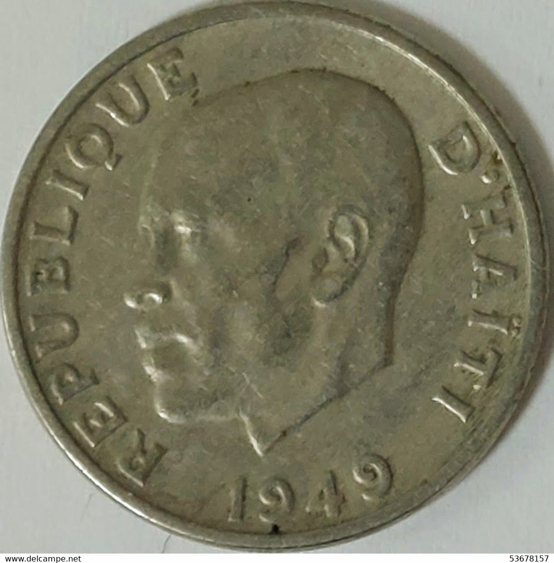 Haiti - 5 Centimes, 1949, KM# 57 - Haití