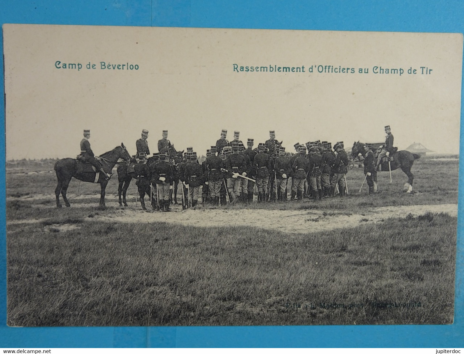 Camp De Beverloo Rassemblement D'Officiers Au Champ De Tir - Leopoldsburg (Camp De Beverloo)